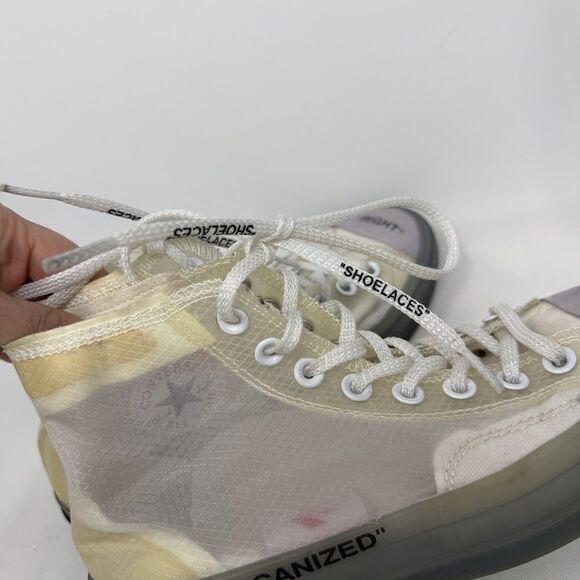 Converse Off-White x Chuck 70 The Ten Sz 6 Authentic Used Rare Virgil Og Sample - Picture 4 of 11